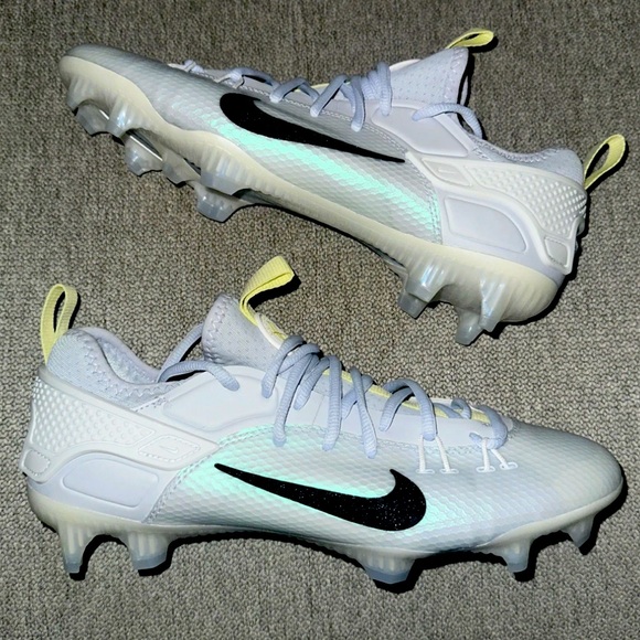 NEW Nike Huarache Elite 9 Low LAX SE Lacrosse Cleat Grey...